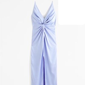 Abercrombie & Fitch Draped Twist-Front Maxi Dress